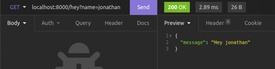 query params
