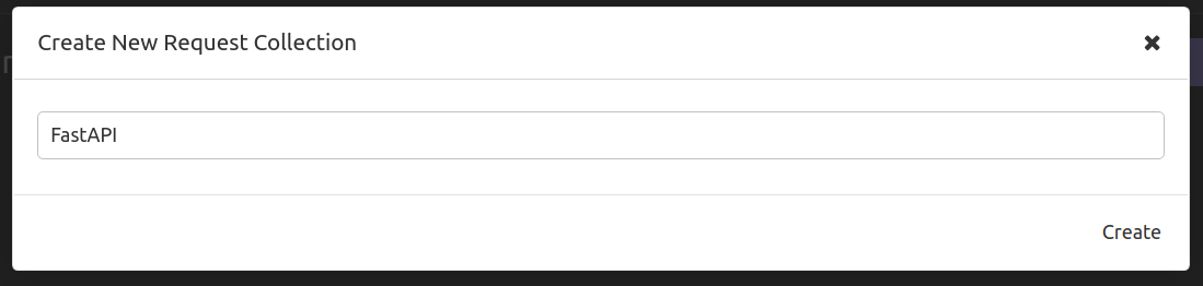 request collection name